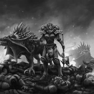 Khornate Sister of Battle by Olli-Markus Latvala (oskulatvala)