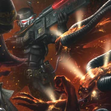 Vindicare vs Bloodletters by Henning Ludvigsen (henning | henningsen | henning_art)