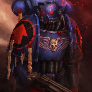 Crimson Fists by Benjamin NJAMA (Binrod | njmbinrodart)