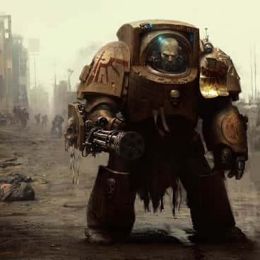 Deathwing Space Marine Terminator by Jose Daniel Cabrera Peña (josedanielcabrerapena | llowee)
