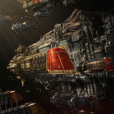 Port Aquila Asteroid Station by Ameen Naksewee (ameeeeba | Ameen_artworks)