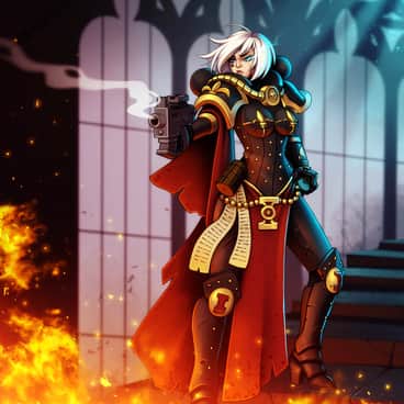 Sister of Battle by Tamara Husarieva (zliva_art | zliva)