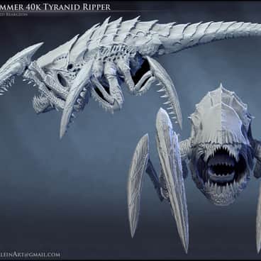 Tyranid Ripper by Jeremy Klein (jeremykleinart)