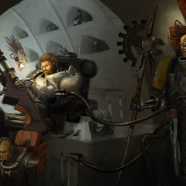 Deathwatch Marines by Martin Paret (morkarr)