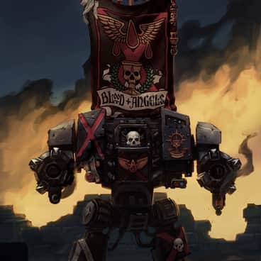 Blood Angels Banner by Irina Nordsol Kuzmina (Nord-Sol | Nord_Sol)