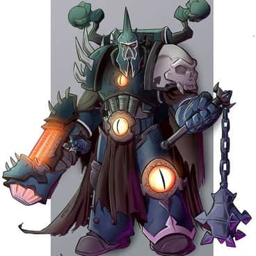 Chaos Space Marine by Mario Del Pennino (mario_delpennino)