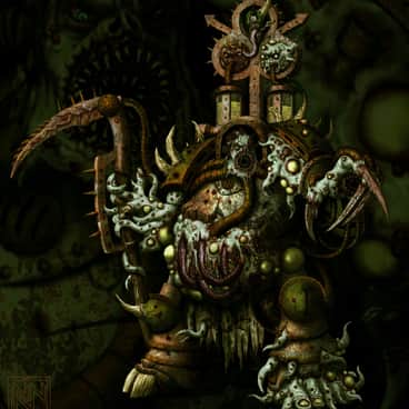 Death Guard Sorcerer by Nicholas Wolf (NightWolf Studios)