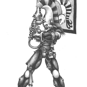 Eldar Dire Avenger by Mark Gibbons (MG Artworks | mg_artworks)