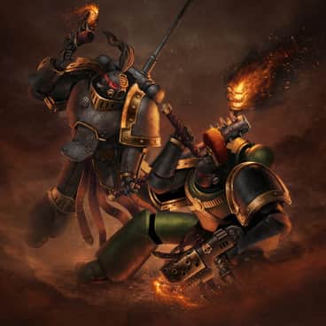 Iron Warrior vs Salamander by Daniel Rosa Tauroni (drosatauroni)