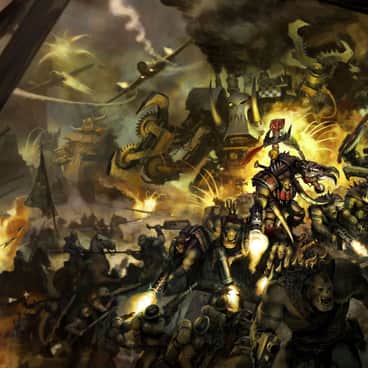 Ork Waaagh! by Phil Moss (philmossart | phil__moss)
