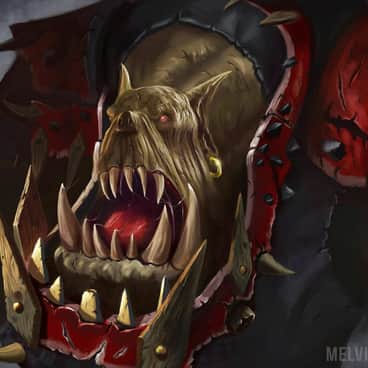 Ork Warboss by Melvin Chan (MelvinChanArt)