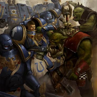 Orks vs Ultramarines by Maurizio Giorgio (MaurizioGiorgio | Art_Of_Momi)