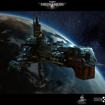 Adeptus Mechanicus Vessel by Tatiana Barbesolle (Clovernight | red_raccoon_art | redraccoonart)