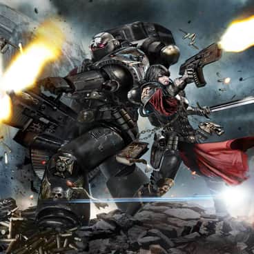Black Templar & Battle Sister by Richard Bagnall (bagnall_richard | richard_bagnall_art)