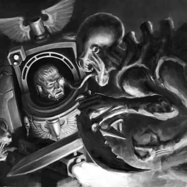 Blood Angel vs Genestealers by Victor Kevruh (Viktor Kevrukh | viktorkevrukhart)