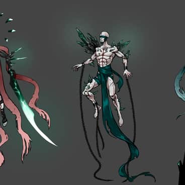 C’tan Concept Design by Tatiana Barbesolle (Clovernight | red_raccoon_art | redraccoonart)