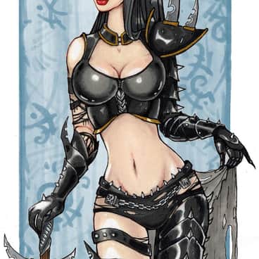 Dark Eldar by Ksenia Kiseleva (PlumpOrange | Faavesa)