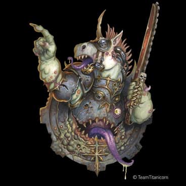 Death Guard Unicorn by Florian Stitz (florianstitzart)