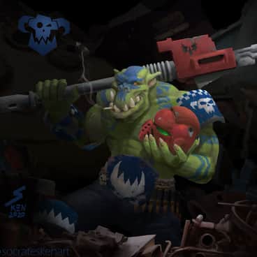 Deathskull by Socrates Matsuura (SocratesKen | socrateskenart)