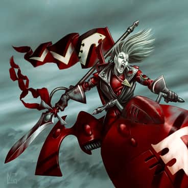 Eldar Wild Rider Chief by Mark Gibbons (MG Artworks | mg_artworks)