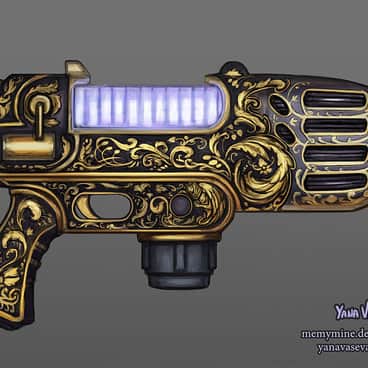 Fancy Plasma Pistol by Yana Vaseva (MeMyMine)
