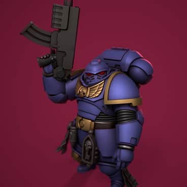 Little Chungus Marine by Vadim Bakhlychev (slipgatecentral | Vadim B)