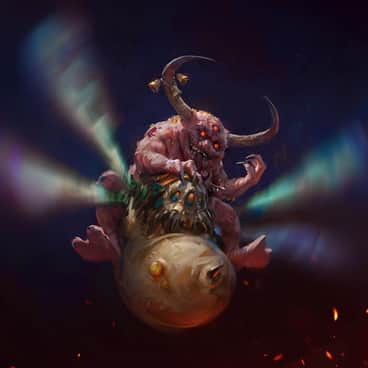 Nurgling Rider by Aaron Griffin (aarongriffinart)