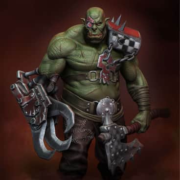 Ork Boy by Ramiz Askerov (ramizaskerov3d)