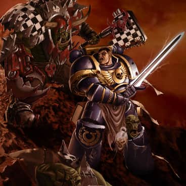 Ork vs Ultramarines by Ibrahim Ben Naceur (Prohibé | I.Ben Naceur)