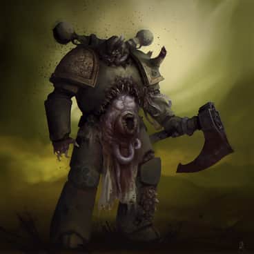 Plague Marine by Sergei Koziakov (Kozivara)
