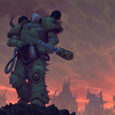 Plague Marine by Rok Kleva Ivančić (rokkistuff | RokKleva)