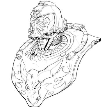 Salamander Space Marine by Rayph Beisner (rayph | beisnerrayph | Thunder Brush)