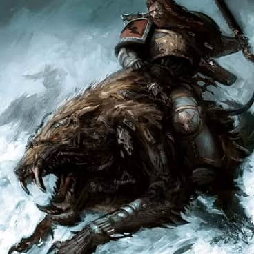 Space Wolf on Thunderwolf by Alex Boyd