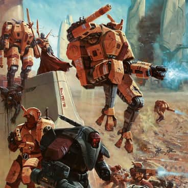 T’au Battlesuits by Karl Kopinski (Karlkop | karlkopinski)