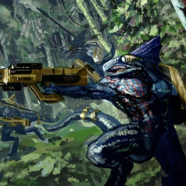 T’au Skinks by Tom Parke