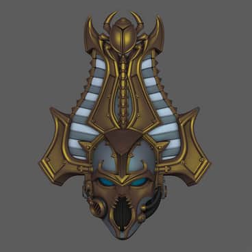Tzeentch Sorceress Helmet by Vadim Bakhlychev (slipgatecentral | Vadim B)