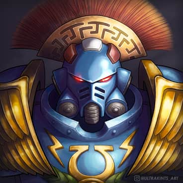 Ultramarine Portrait by Javier Quintana (Masterjavi | ultrakints | ultrakints_art | Ultrakints93)