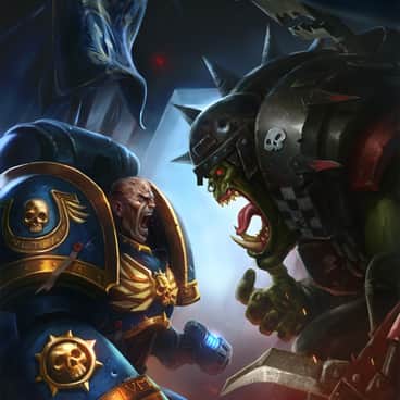 Ultramarine Vs Ork by Salvador Trakal (SalvadorTrakal | salvador_trakal | SalvaTrakalART)