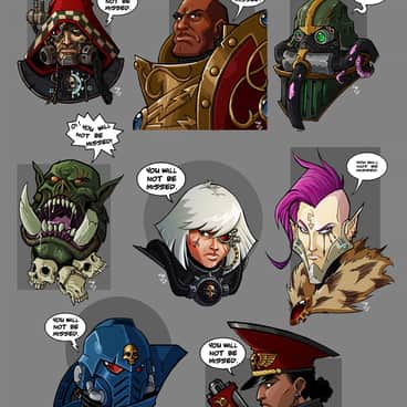 40K Busts by Chris Walton (cwalton73)