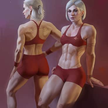 Adepta Sororitas Workout by Ivan Klimenko (IvanKlimenkoart)