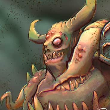 Daemon Prince of Nurgle by Damir Rukavina (DamirDraws | dane_does_art | nonsens79)