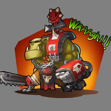 Evil Sunz Warboss by Ao Zhipeng (Ao zhi peng)