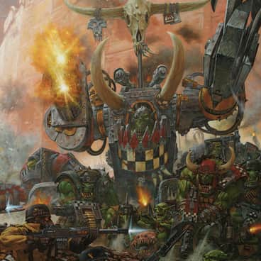 Ghazghkull Mag Uruk Thraka by Adrian Smith (adriansmithartist)