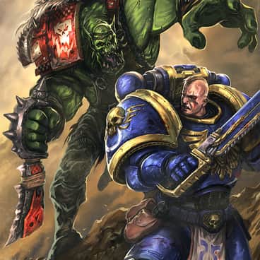 Ork vs Space Marine by Brad Whitlam (Bradwhitlam)