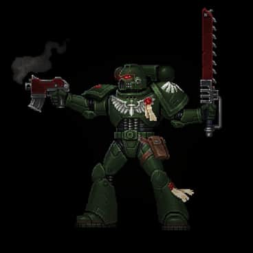 Pixel Dark Angel by Diego Fonteriz (FonteArt | madeoutoffoam)