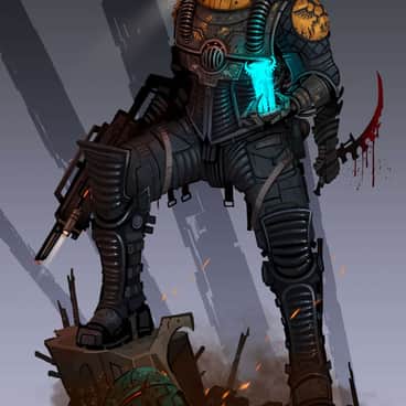 Precursor Genestealer Cultist by Wolfdawg Art (Wolfdawgartcorner | WolfdawgArt)