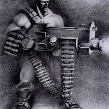 Sergeant Harker by Dmitry "Ork" (orkartist)