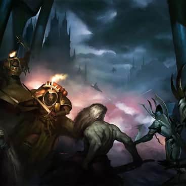 Space Marines vs Dark Eldar by Michele Boceda (michele_boc_)