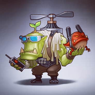 “Stormboy” with Bomber Squig by Ao Zhipeng (Ao zhi peng)