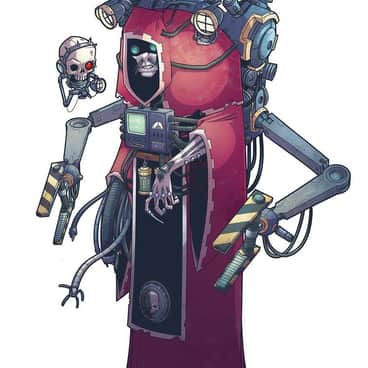 Tech-Priest by Dan Boultwood (bazazatron | mr_blue_ruin | danboultwoodesq)